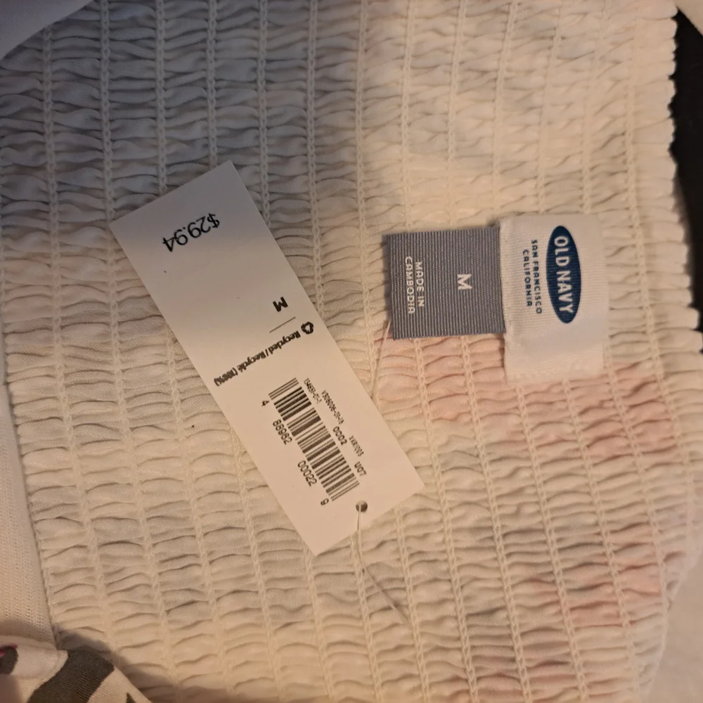 Old Navy White And Floral Dress - Picture 3 of 3